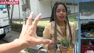 Ebony Latina Takes a Facial in a POV Encounter