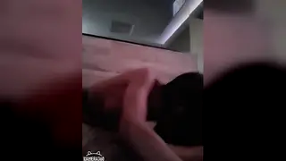 Solo Performer Strokes to a Quick Climax on Camera