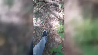 Zombie Cosplayer Drains Cock Outdoors in POV Creampie