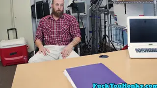 Tattooed Newcomer Takes BBC in Casting Doggystyle