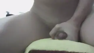 Asian Guy Strokes Big Cock to Squirting Climax