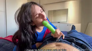 Busty Latina Cosplayer Rides Cock in POV Anal