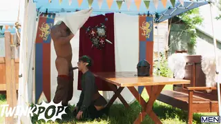 Cosplay Twink Takes Hard Cock After Stocks Tease
