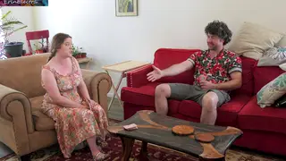 Curvy Stepmom Loses Bet and Pays With Creampie Sex