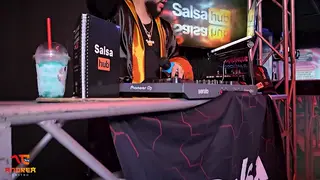 Latina Rides BBC Outdoors at a Club