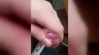 Solo Guy Shows Off His Growing Length