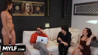 Curvy Brunette Boss Takes Creampie From Employee in Office