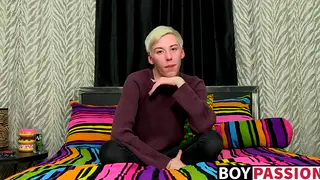 Slender Teen Pleasures Himself With Toy Before Explosive Finish