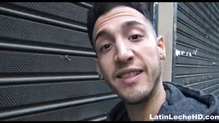 Straight Latino Twink Tries Gay Bareback for Cash in POV
