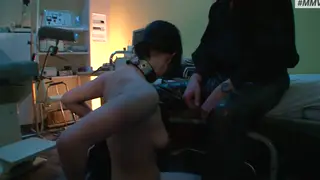 German Submissive Gaped by Fisting in Clinical BDSM Scene