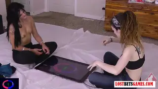Petite Tattooed Teens Share Playful Lesbian Fun