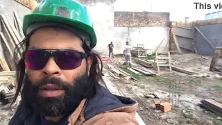 Latina Handyman Shows Off His Strength