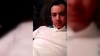 Amateur Guy Strokes Himself to Release on Camera in a Homemade Clip