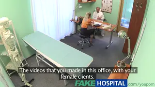 Doctor Pleasures Boss's Wife During Clinic Visit