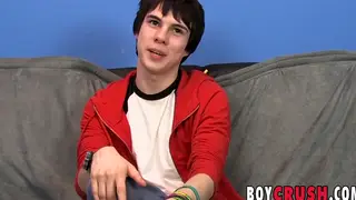 Twink Answers Casting Questions Then Jerks Off