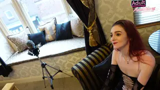 Tattooed European Teen Auditions In Lingerie With A Blowjob