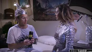 Busty MILF Alien Seduces Conspiracy Theorist