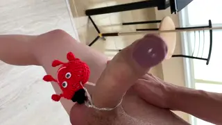 European Teen Works an Older Man to Climax by Hand