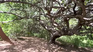 Petite Latina Milf Takes Creampie While Camping