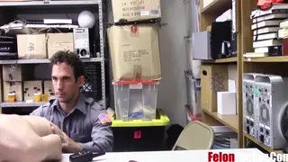 Uniformed Officer Bends a Prisoner Over for Intense Sex
