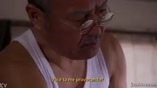 Busty Asian MILF Enjoys Massage from Stepdad