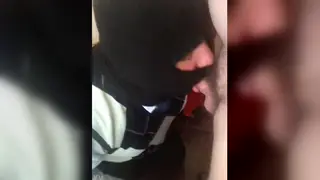 Amateur Pair Share a Quick Embrace on Camera