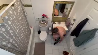 Hairy Latino Daddy Gets Foot Massage and Hard Release