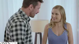 Blonde Takes Facial After Doggystyle and Spooning