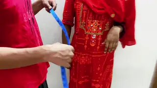 Indian Bhabhi Takes Anal Doggystyle from Tailor