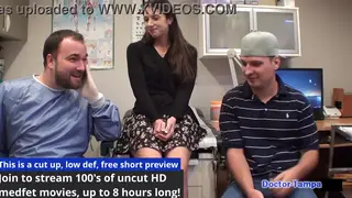 Busty Brunette Student Examined by Doctor in POV