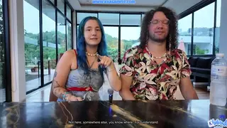 Tattooed Euro Teen Takes It Doggystyle in Homemade Clip