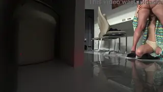 Wife Betrays Husband With His Friend During Kitchen Anal Affair