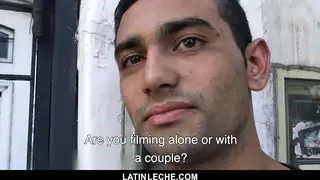 Shy Latino Takes Bareback Pounding Outdoors for Cash