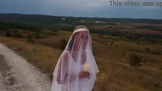Mature MILF Enjoys Outdoor Passion on Hilltop