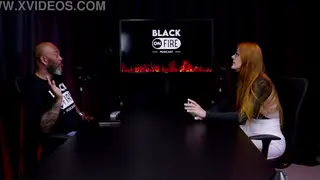 Tattooed Latina Shares Club Stories With Boyfriend