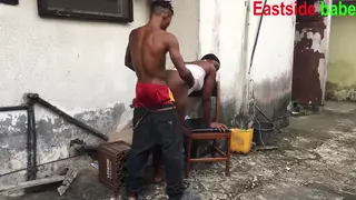 Curvy Ebony BBW Takes BBC Creampie Outdoors
