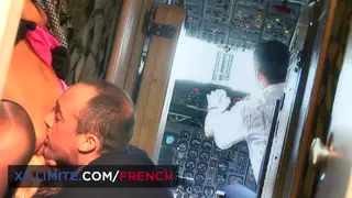 Flight Attendant Takes Anal in Mid-Air Encounter