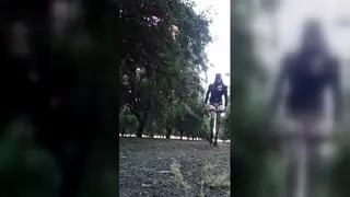 Femboy Crossdresser Struts Through Sunlit Almond Trees