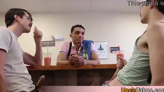 Stepdad Guides Teens Through Bareback Lesson
