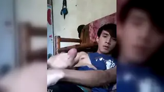 Slender Twink Teases His Smooth Body on Camera