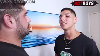 Tattooed Latino Endures Bareback BBC Threeway