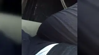 Ebony BBW Masturbates to Squirting Orgasm in Car