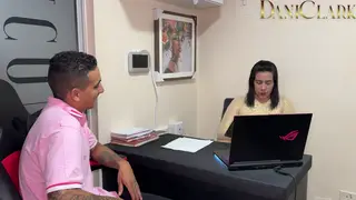 Curvy Latina Boss Bends Her New Hire Over the Desk