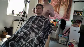 Tattooed Teen Hairdresser Delivers Happy Ending