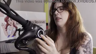 Redhead Tests a Powerful Sex Machine in Solo Session