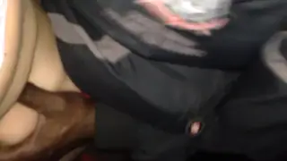 Crossdresser Teases in Red Lace at Cinema