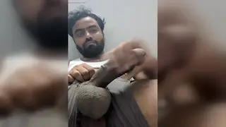 Indian Man Services Massive Black Cock in POV Massage