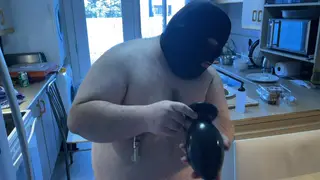 Heavy Bear Dominates Kitchen With Huge Toys
