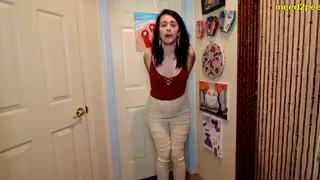 Lesbian Pair Indulges in Desperate Pee Play and Wet Jeans