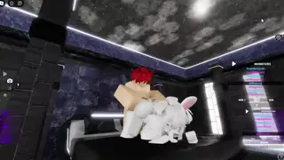 Voluptuous Woman Enjoys Rough Sex in Bunny Ears